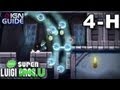 New Super Luigi U 3 Star Coin Walkthrough - Frosted Glacier Ghost House: Peek-a-Boo Ghost House