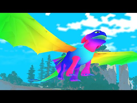 O MEU PRIMEIRO FÚRIA DA NOITE VEIO COLORIDO *arco-iris*! Reino Dos Dragões - Ep 04