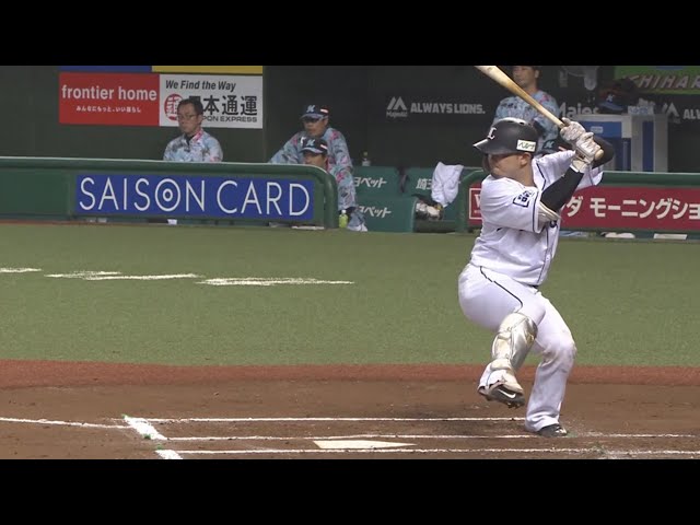 【6回裏】ライオンズ・森 詰まりながらもしぶとくセンター前に運ぶタイムリー!! 2019/7/16 L-M