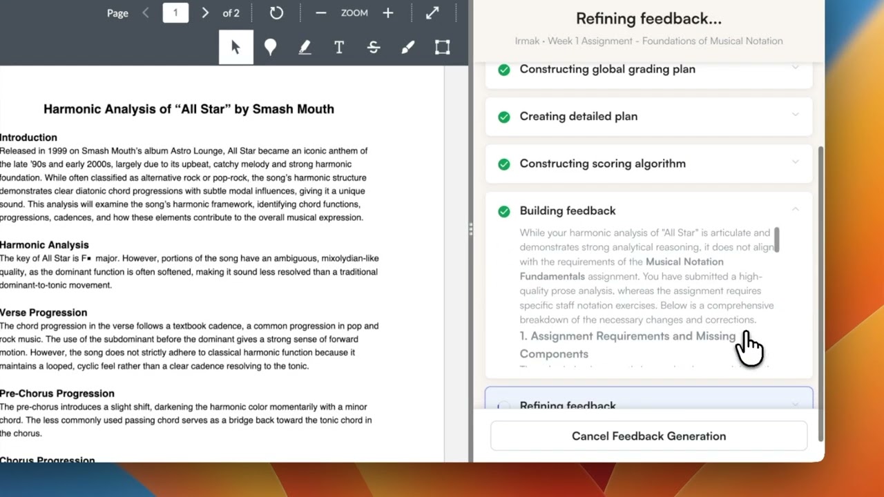 Grade Faster and Give Better Feedback to Students with New LearnWise AI Feedback