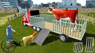 Real Tractor Farm Animal Truck Driving Transport S