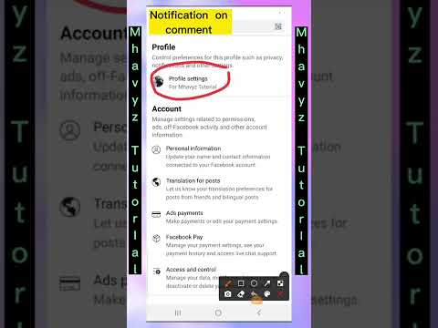 Comment notification #short #editnotification #notificationoff #notificationon #facebooktips