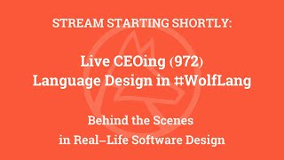 Live CEOing Ep 972: Language Design in Wolfram Language [Wolfram Financial Framework]