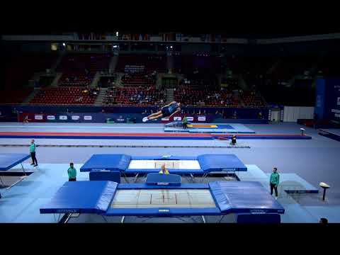 DUTRA Rayan (BRA) M - 2022 Trampoline Worlds, Sofia (BUL) - Q Trampoline Exercise 1
