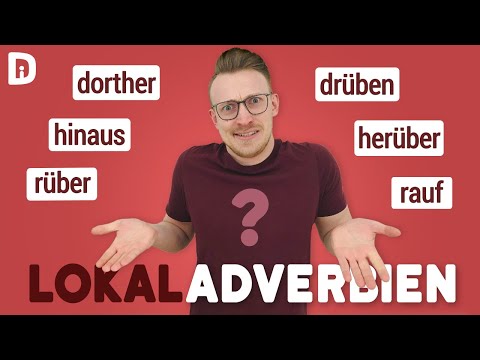 Adverbien DRÜBEN, RÜBER, HINÜBER, HERÜBER usw. | Deutsch lernen B1 B2 C1 Wortschatz & Grammatik