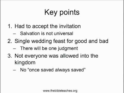 5 minutes of Bible study: the wedding feast