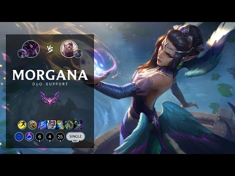 Morgana Support vs Rakan - EUW Master Patch 12.15