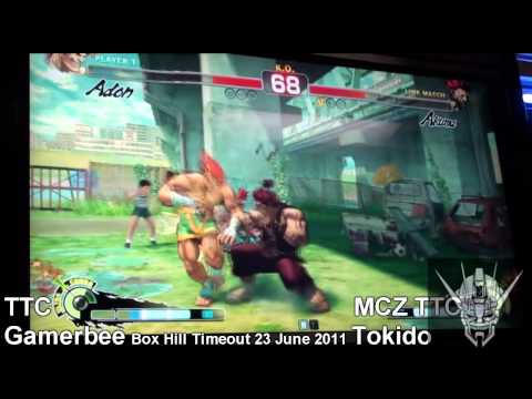 Box Hill Timeout 23 JUNE 2011 Gamerbee [Adon] vs Tokido [Akuma] SSF4AE