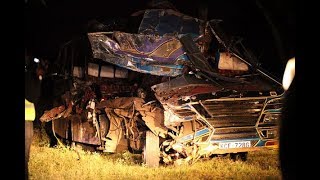 13 dead in bus crash in Awasi - PHOTOS & VIDEO