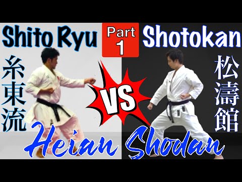 Heian Shodan Comparison｜Shotokan vs Shito Ryu with USA National Team Player【Part 1】