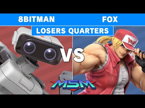 MSM Online 37 - 8BitMan (ROB) Vs. UTDE | Fox (Terry) Losers Quarters - Smash Ultimate