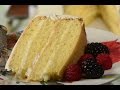 Simple Vanilla Cake Recipe Demonstration Joyofbaking Com