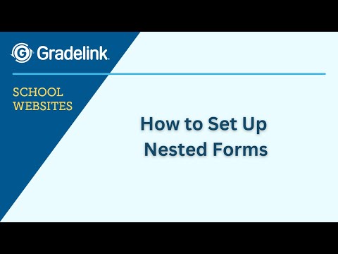 How To Set Up Nested Forms