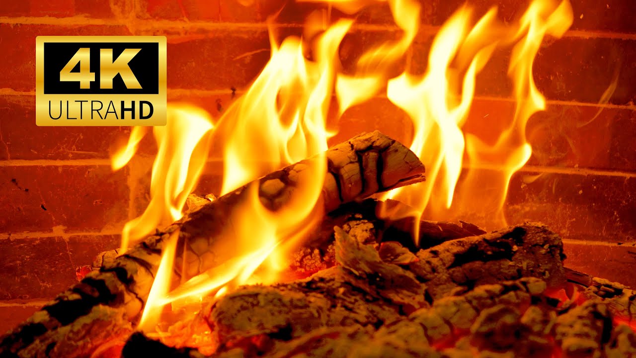 🔥Fireplace 4K UHD! Fireplace with Crackling Fire Sounds. Fireplace Burning for Home. ASMR #37r