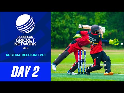 🔴 ECN Austria-Belgium T20I, 2025 | Day 2 | 24 Aug 2025 | T20 International Live European Cricket