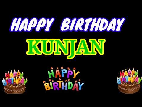Kunjan happy birthday video | Happy birthday | Happy birthday cake kunjan