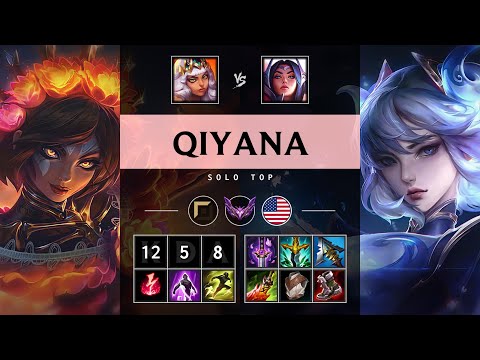 Qiyana Top vs Irelia - NA Master Patch 25.06