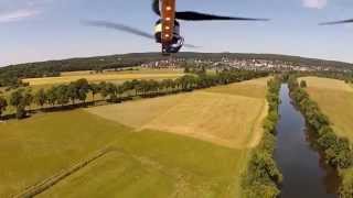 preview picture of video 'Mikrokopter Schleppflug Segelflieger RC FSC Siegburg 2014'