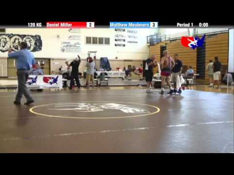 2012 Univ. WTT: 120 KG - Daniel Miller (Navy Mat Club) vs. Matthew Meuleners (Norwood YA)