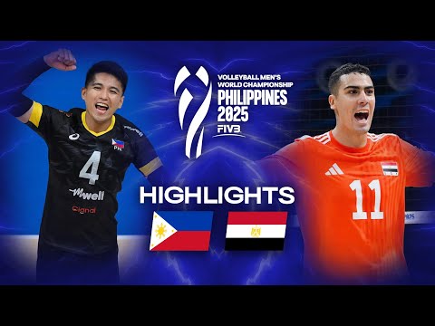 Philippines 🇵🇭 vs. Egypt 🇪🇬 - Highlights | Men's World Championships 2025