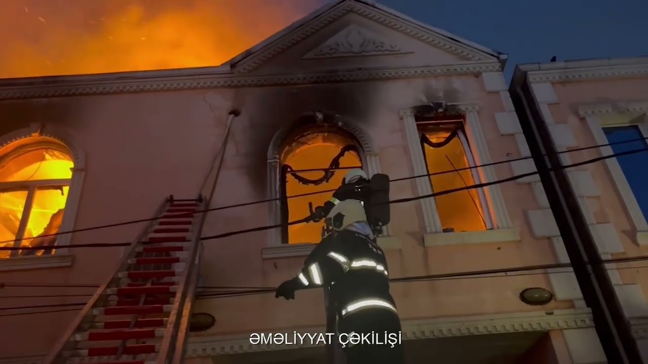 Masazırda fərdi yaşayış evindəki yanğında 2 nəfər ölüb VİDEO