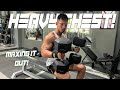 LIFTING THE HEAVIEST DUMBBELL | REGAINING MY STRENGTH | HEAVY CHEST WORKOUT