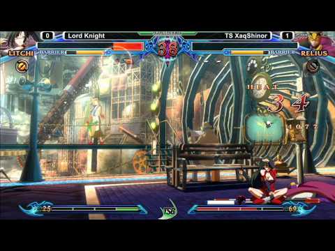 Blazblue: Chrono Phantasma @ TGITSB #2 - TS XAQShinor (Relius) vs Lord Knight (Litchi)