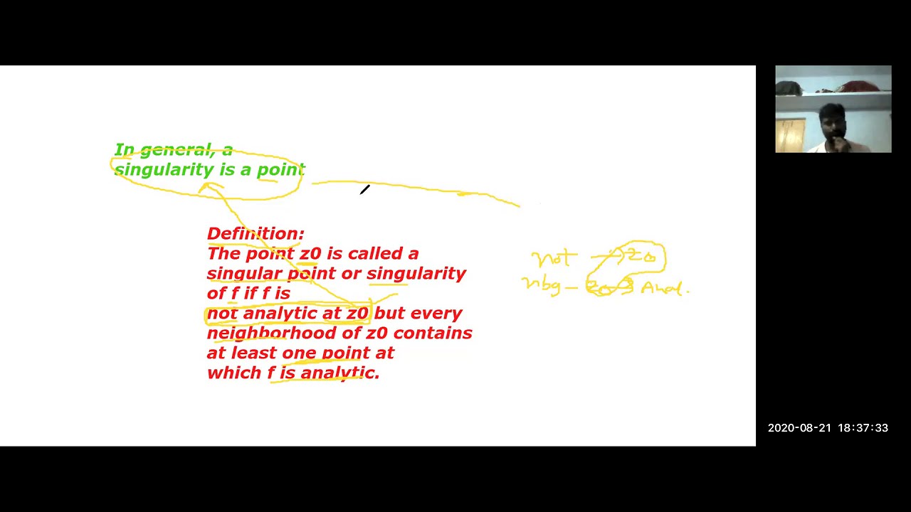 types of singularity in complex analysis in English |Types of singularity |singularity