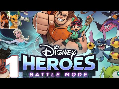 Disney Heroes: Battle Mode - Gameplay Walkthrough Part 1 (iOS, Android)