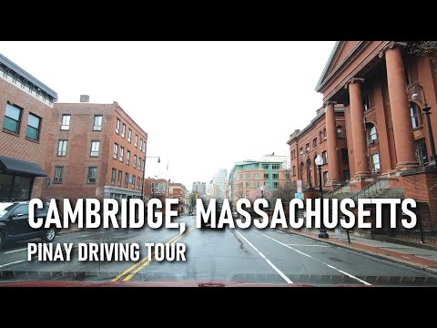 The Streets of Cambridge, MA under Quarantine | TIMESTAMPS #3 | Pinay Driving Tour USA