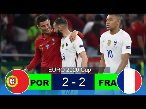 Portugal vs France 2-2 (Ronaldo vs Benzema) Euro 2020 Extended Highlights HD