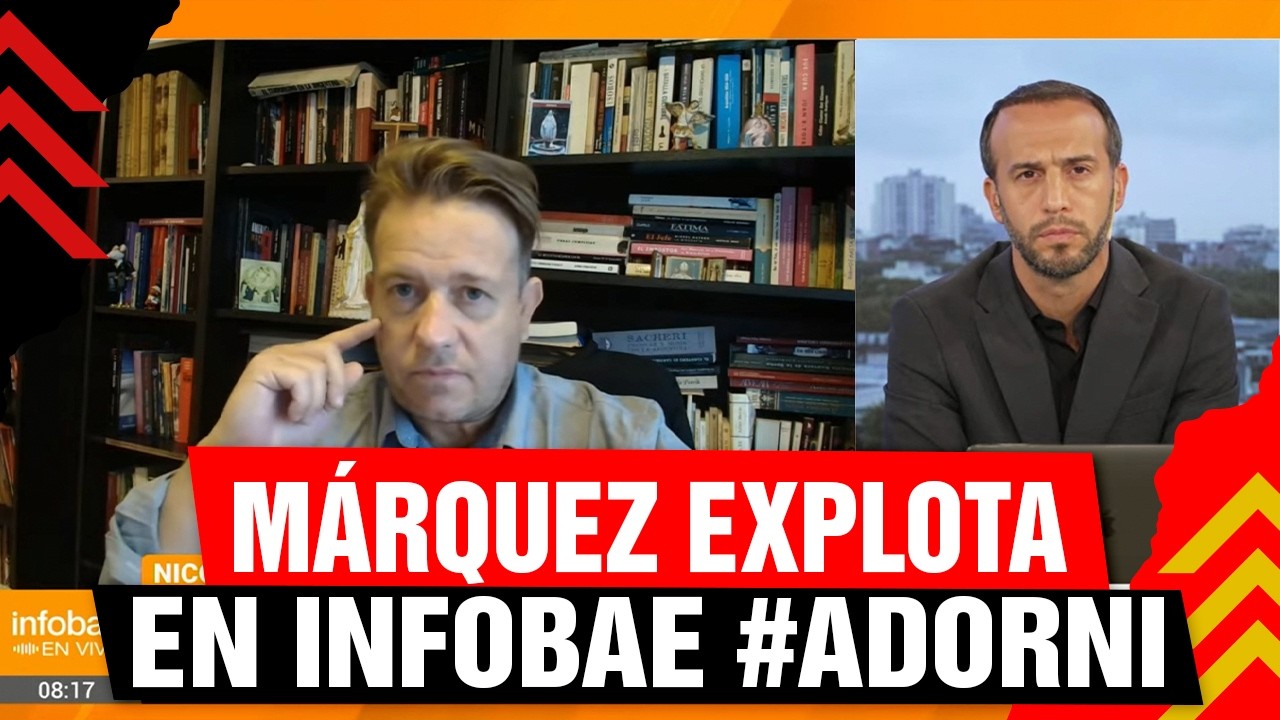 💥 Nicolás Márquez EXPLOTA en Infobae sobre #adorni