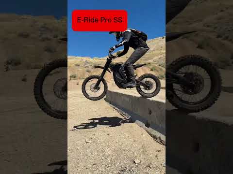 E-bike drop test Ultra bee vs Eride pro SS tbelectricmoto.com #moto #jumps #shorts #dirtbike #surron