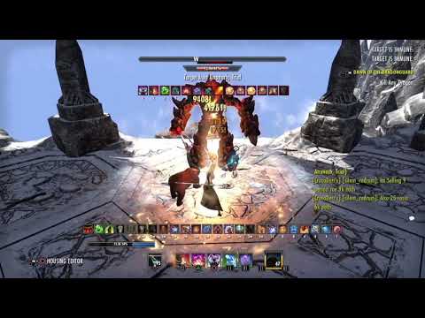 ESO - MAGICKA WARDEN - 66.175K DPS - DRAGONHOLD