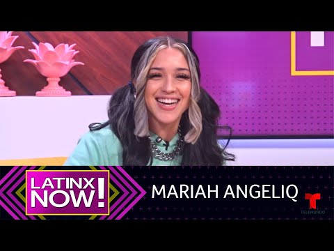 Mariah Angeliq receives much more than a kiss from Karol G | Latinx Now! | Telemundo English