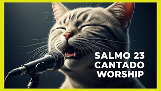 Nada Me Faltará - Inspirada no Salmo 23 - Adoração Worship - Salmos Cantado por Gatos do Altar - IA