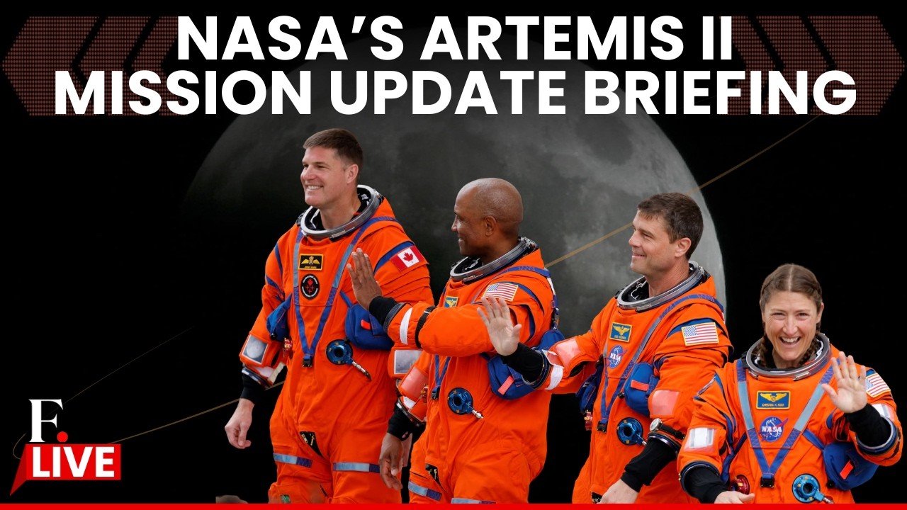 NASA Artemis II Briefing LIVE: Update on Artemis II Mission, 10-Day Trip Around The Moon | Firstpost