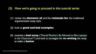 How to Write a Good Argumentative Essay: Introduction