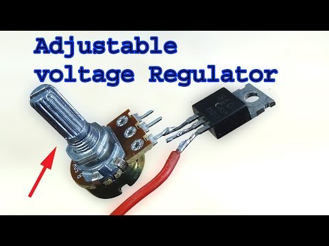 How to make a voltage regulator using KA317, adjustable volt regulator Video