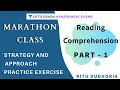 Marathon Class Reading Comprehension MBA CAT 2020 21 22 Ritu Dudhoria