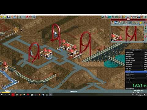 OpenRCT2 Speedrun - All original RCT scenarios in 35:00