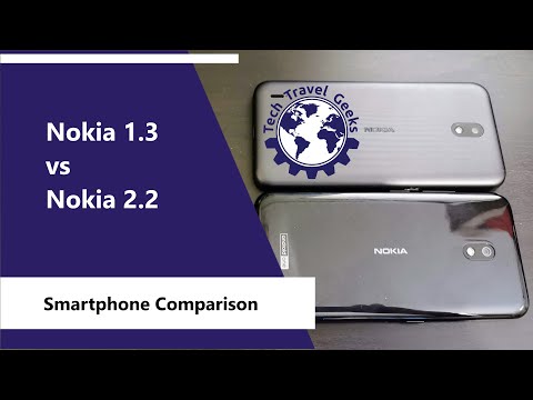 Nokia 1.3 vs Nokia 2.2 - Budget Nokia Comparison - Android 10 Go Edition vs Android 9 One Edition