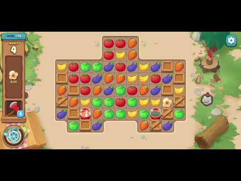 We Bare Bears Match3 Repairs Level 128 - No Boosters