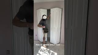 How to remove a bifold door
