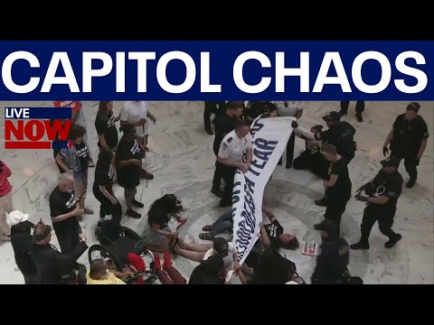 Video | Chaos erupts on Capitol Hill over Trump's "Big Beautiful Bill"