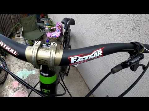 RENTHAL FatBar LITE 35MM Carbon Riser and RENTHAL APEX 35 Stem Installation
