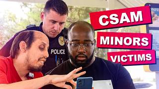 Crusty Man Rat Looking Pred Shows Cops His Cp Stash!