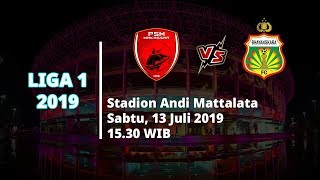 Live Streaming Liga 1 2019 PSM Makassar Vs Bhayangkara FC Sore ini Pukul 15.30 WIB