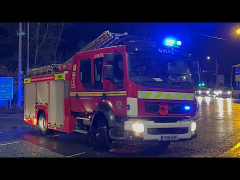 Greater Manchester Fire & Rescue Service - Bolton Centrals Second pump Turnout