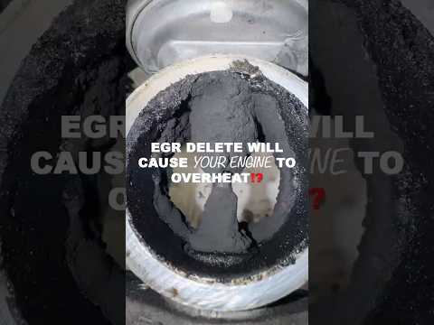 Does an EGR delete cook your engine⁉️